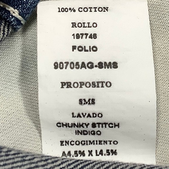 NEW! RE/DONE 90s Mini Skirt Chunky Stitch Indigo Size 25 Denim $265 msrp  I6-3 - Picture 9 of 10